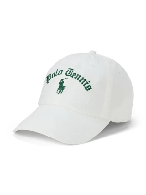 Polo Ralph Lauren czapka bejsbolówka męska bawełniana biały