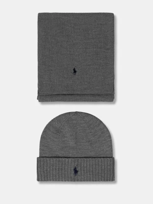 Polo Ralph Lauren czapka i szalik wełniany