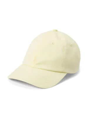 Polo Ralph Lauren czapka z daszkiem bawełniana Cap kolor beżowy gładka 710964764