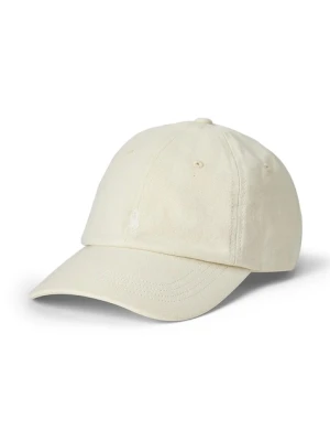 Polo Ralph Lauren czapka z daszkiem bawełniana Cap kolor beżowy gładka 710964764