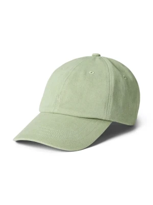 Polo Ralph Lauren czapka z daszkiem bawełniana Cap kolor zielony gładka 710964764