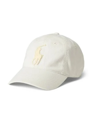 Polo Ralph Lauren czapka z daszkiem bawełniana kolor beżowy gładka 710957159