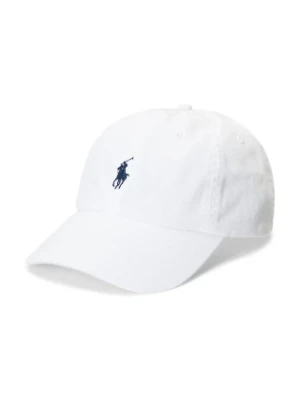 Polo Ralph Lauren czapka z daszkiem bawełniana kolor biały gładka 211912843