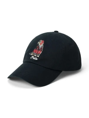 Polo Ralph Lauren czapka z daszkiem bawełniana kolor czarny 710982060