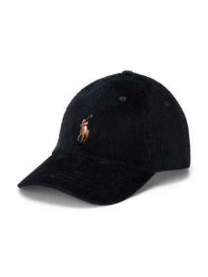 Polo Ralph Lauren czapka z daszkiem bawełniana kolor czarny z aplikacją 710847175