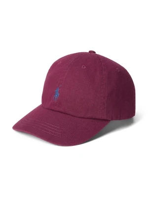 Polo Ralph Lauren czapka z daszkiem bawełniana kolor czerwony gładka 211912843
