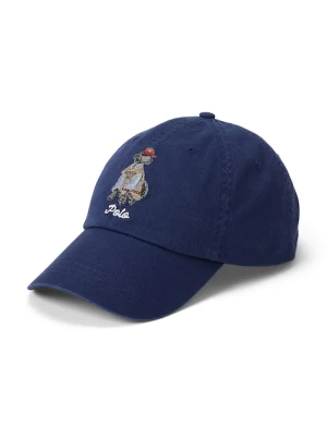 Polo Ralph Lauren czapka z daszkiem bawełniana kolor granatowy 710982058