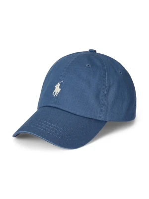 Polo Ralph Lauren czapka z daszkiem bawełniana kolor granatowy gładka 710667709