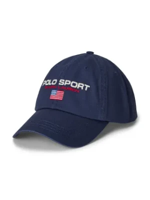 Polo Ralph Lauren czapka z daszkiem bawełniana kolor granatowy z aplikacją 710968730