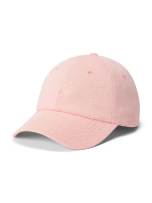 Polo Ralph Lauren czapka z daszkiem bawełniana kolor różowy gładka 211967365