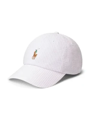 Polo Ralph Lauren czapka z daszkiem bawełniana kolor różowy wzorzysta 211967368