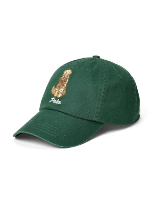 Polo Ralph Lauren czapka z daszkiem bawełniana kolor zielony 710982059