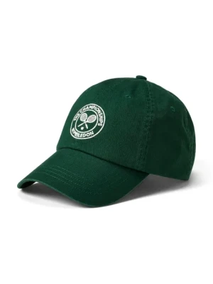 Polo Ralph Lauren czapka z daszkiem bawełniana kolor zielony z aplikacją 710970541