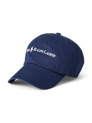 Polo Ralph Lauren czapka z daszkiem bawełniana Sport Cap kolor granatowy gładka 710958055