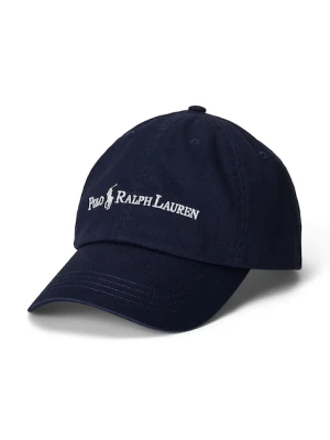 Polo Ralph Lauren czapka z daszkiem bawełniana Sport Cap kolor granatowy z aplikacją 710958055