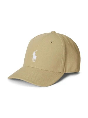 Polo Ralph Lauren czapka z daszkiem kolor beżowy gładka 710960530