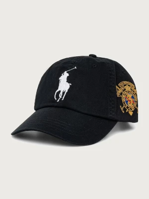 Polo Ralph Lauren czapka z daszkiem męska bawełniana czarny