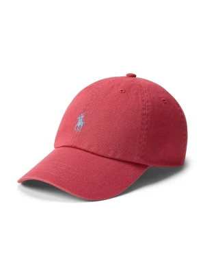 Polo Ralph Lauren czapka z daszkiem męska bawełniana różowy