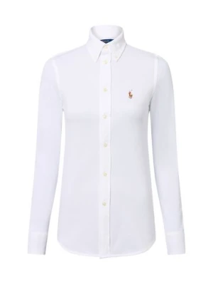 Polo Ralph Lauren Damska bluzka koszulowa Kobiety Bawełna biały jednolity,