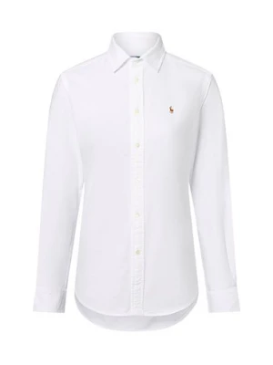 Polo Ralph Lauren Damska bluzka koszulowa Kobiety Bawełna biały jednolity,
