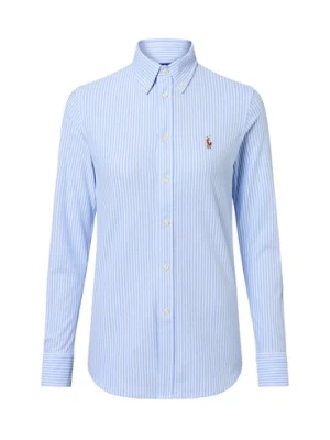 Polo Ralph Lauren Damska bluzka koszulowa Kobiety Bawełna niebieski|biały w paski,