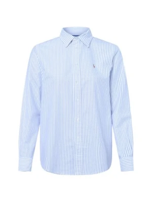 Polo Ralph Lauren Damska bluzka koszulowa Kobiety Bawełna niebieski|biały w paski,