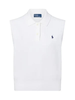 Zdjęcie produktu Polo Ralph Lauren Damska koszulka polo Kobiety Bawełna biały jednolity,