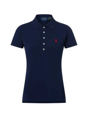 Polo Ralph Lauren Damska koszulka polo Kobiety Bawełna niebieski jednolity,