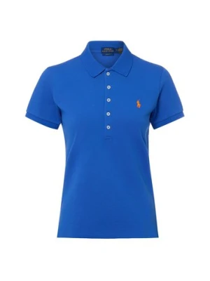 Polo Ralph Lauren Damska koszulka polo Kobiety Bawełna niebieski jednolity,