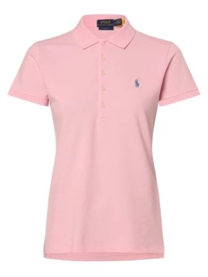 Polo Ralph Lauren Damska koszulka polo Kobiety Bawełna różowy jednolity,