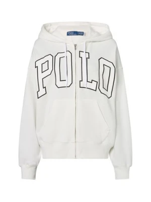 Polo Ralph Lauren Damska kurtka dresowa Kobiety Materiał dresowy biały nadruk,
