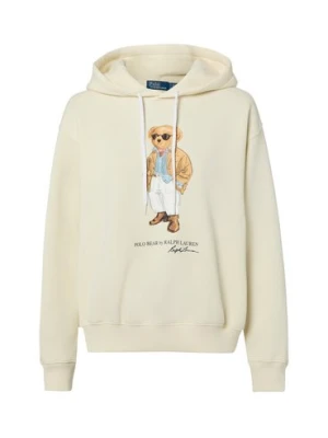 Polo Ralph Lauren Damski sweter z kapturem Kobiety biały jednolity,