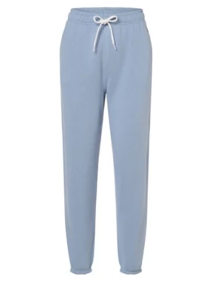 Polo Ralph Lauren Damskie spodnie dresowe Kobiety Bawełna niebieski jednolity,
