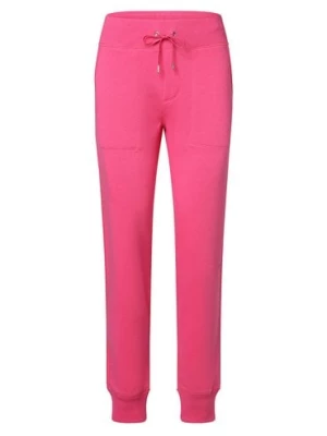 Polo Ralph Lauren Damskie spodnie dresowe Kobiety Bawełna wyrazisty róż jednolity,