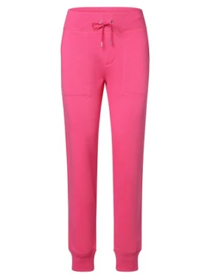 Polo Ralph Lauren Damskie spodnie dresowe Kobiety Bawełna wyrazisty róż jednolity,