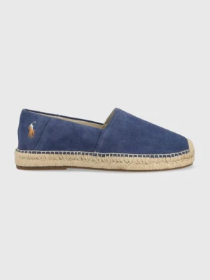 Polo Ralph Lauren espadryle zamszowe Cevio Slip 803862549001 kolor granatowy