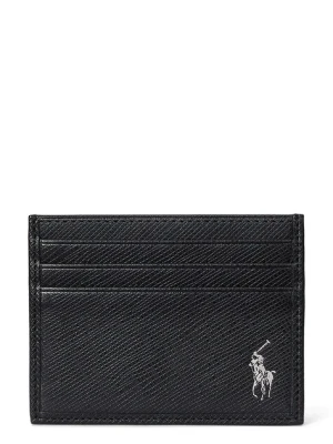 Polo Ralph Lauren etui na karty skórzane męski kolor czarny 405931677