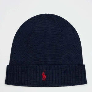 Polo Ralph Lauren Fold-Over Cold Weather Hat uniseks Czapki beanie niebieski rozmiar Akcesoria