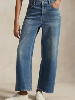 Polo Ralph Lauren jeansy bawełniane Wd Lg Crp Ankle Wide