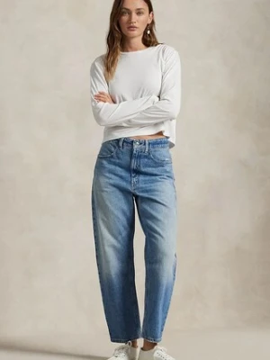 Polo Ralph Lauren jeansy damskie medium waist 211969371