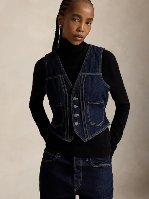 Polo Ralph Lauren kamizelka jeansowa damska