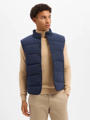 Polo Ralph Lauren kamizelka pikowana Mężczyźni Bawełna niebieski