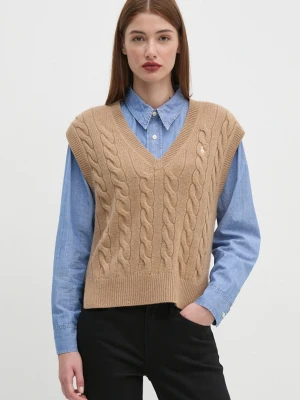 Polo Ralph Lauren kamizelka wełniana damska