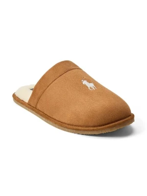 Polo Ralph Lauren kapcie Klarence kolor brązowy 843981604003