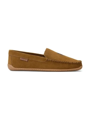 Polo Ralph Lauren kapcie zamszowe Brenan kolor brązowy 843981599003