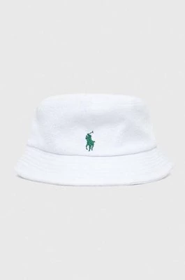 Polo Ralph Lauren kapelusz bawełniany kolor biały bawełniany