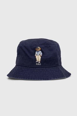 Polo Ralph Lauren kapelusz bawełniany kolor granatowy bawełniany 710941905
