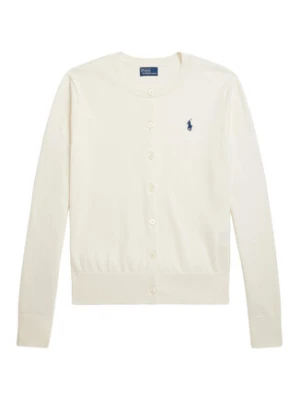 Polo Ralph Lauren Kardigan 211971871003 Écru Slim Fit