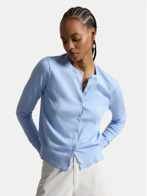 Polo Ralph Lauren Kardigan 211971871504 Niebieski jasny Slim Fit