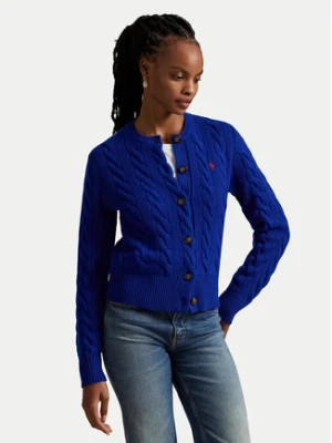 Polo Ralph Lauren Kardigan 211972104010 Niebieski Slim Fit